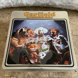 Garfield 550 Piece Puzzle ACES WILD in Metal Tin‎ New Sealed USAopoly 18"×24"